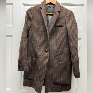 J.Crew Collection Coat - Plaid Wool